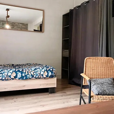 Colombus Grand Studio, Coin Nuit, Terrasse, Wifi, Tv Tours
