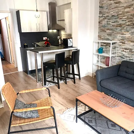 Apartman Colombus Grand Studio, Coin Nuit, Terrasse, Wifi, Tv *