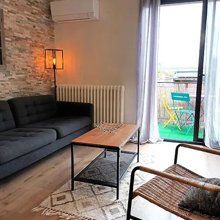 Apartamento Colombus Grand Studio, Coin Nuit, Terrasse, Wifi, Tv Tours